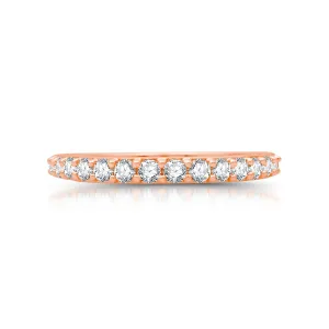 1/2 CTW Diamond Anniversary Ring in 10KT Rose Gold