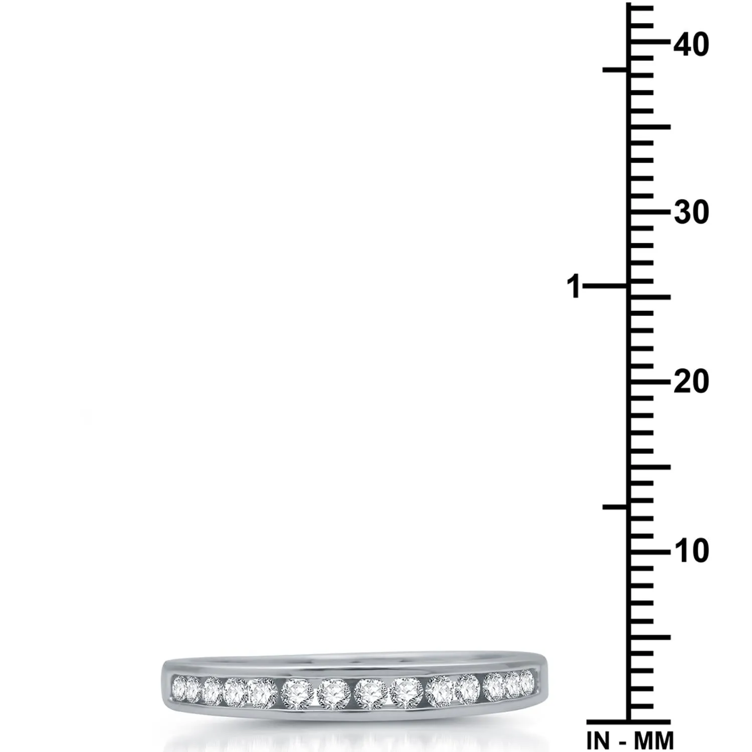 1/4 CTW Diamond Anniversary Ring in 10KT White Gold