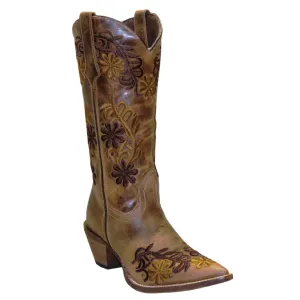 Abilene Rawhide Ladies 12” Tan Fashion Round Toe Boot 5024