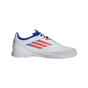 adidas F50 League Indoor Soccer Shoes | Cloud White-Solar Red-Lucid Blue | Men's