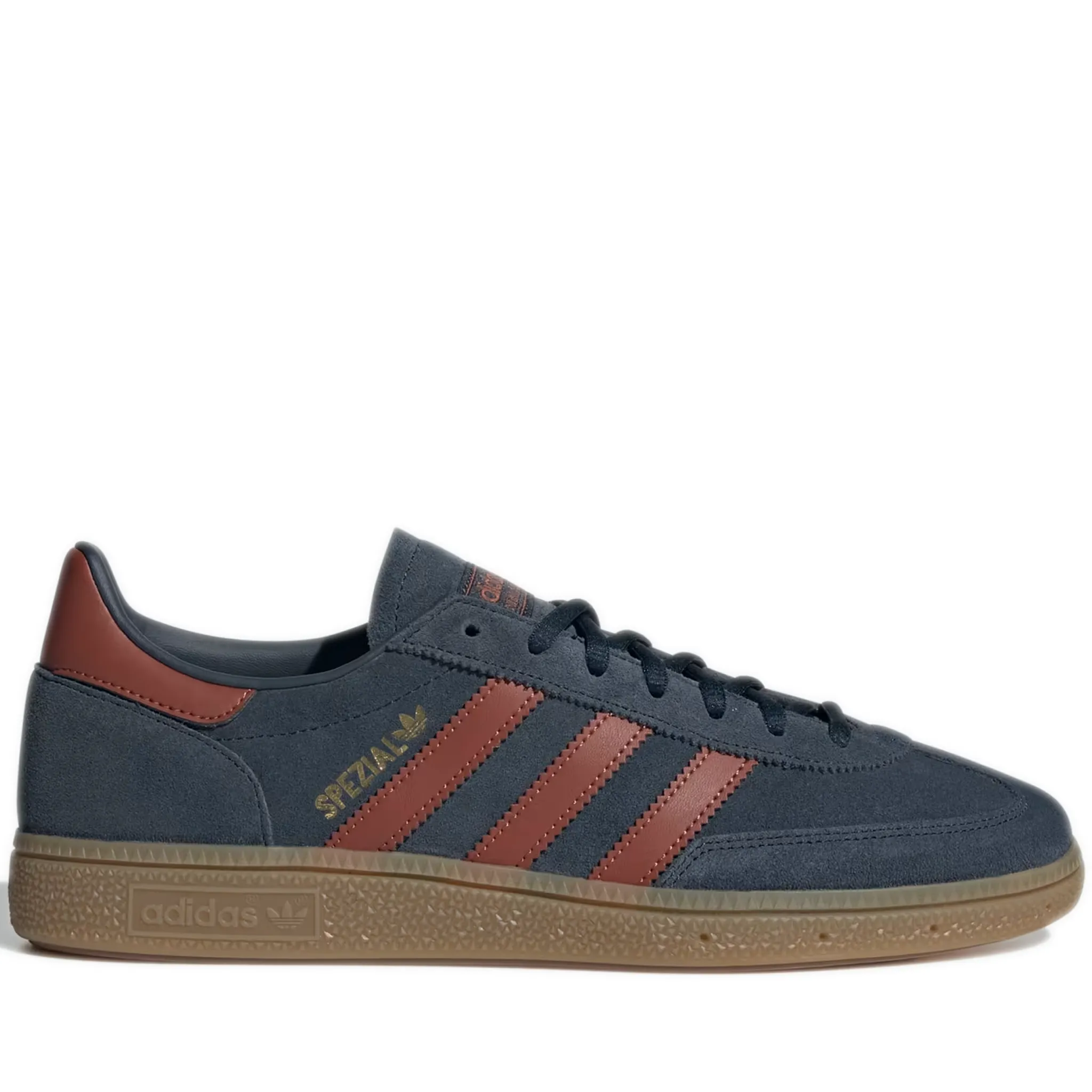 Adidas Handball Spezial Men's Shoes - Aurora Ink / Wild Sepia / Gold Metallic