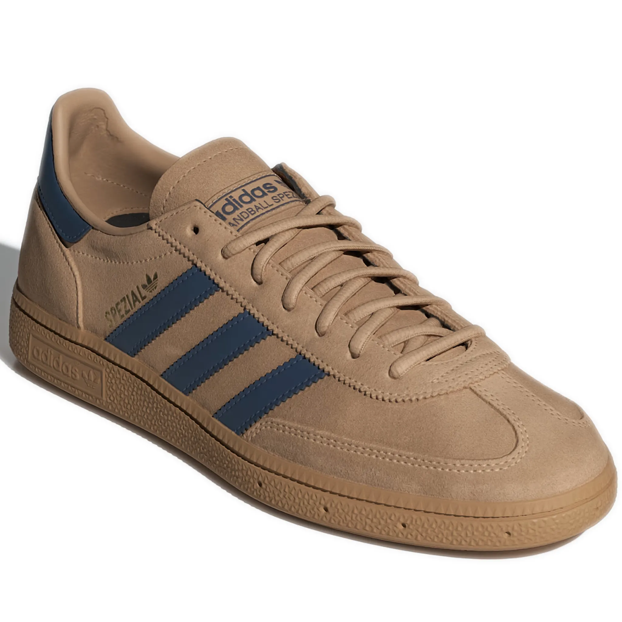 Adidas Handball Spezial Men's Shoes - Warm Sandstone / Preloved Ink / Gold Metallic