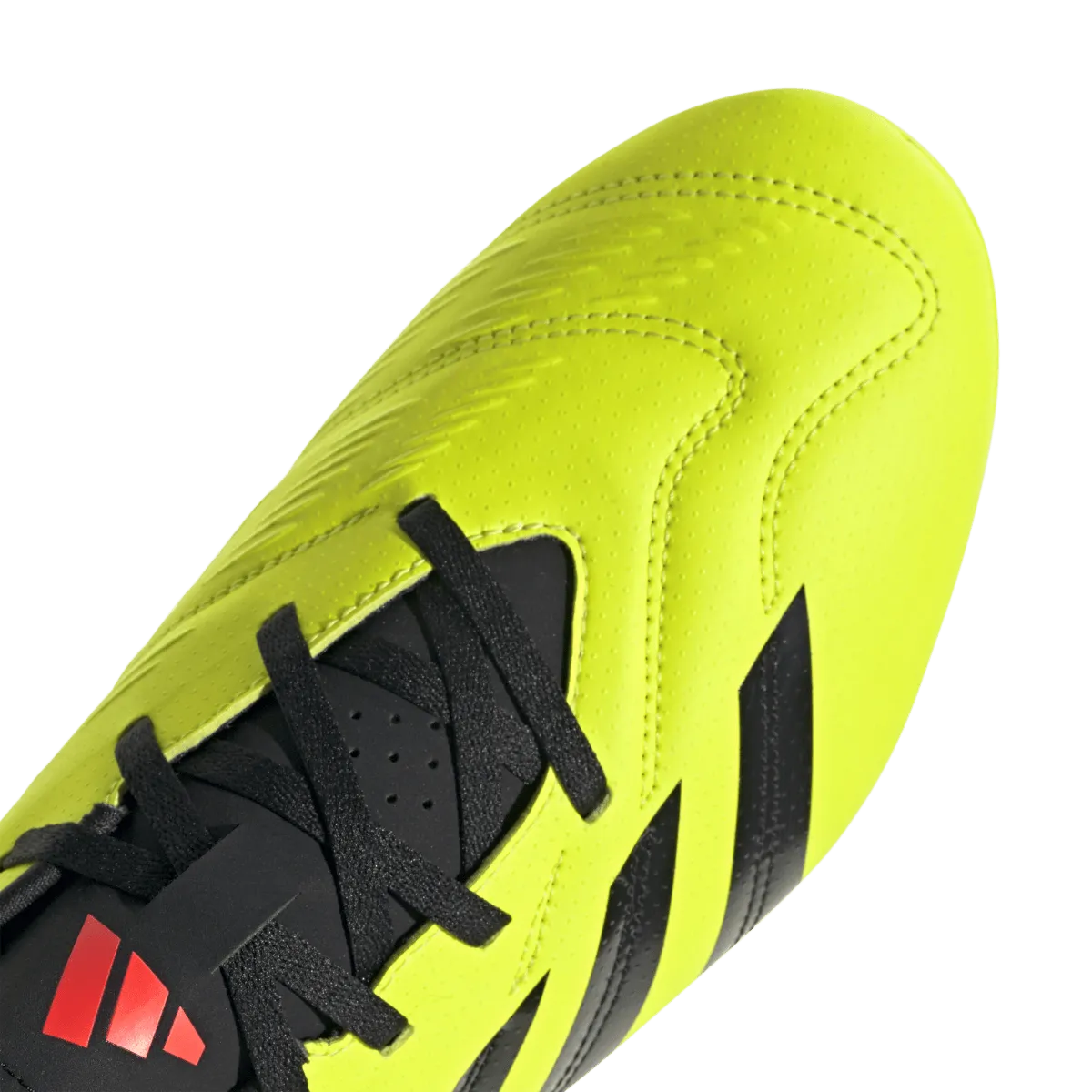 adidas Predator Club Flexible Ground Adult Soccer Cleat IG7757 Yellow/Black/Solar Red