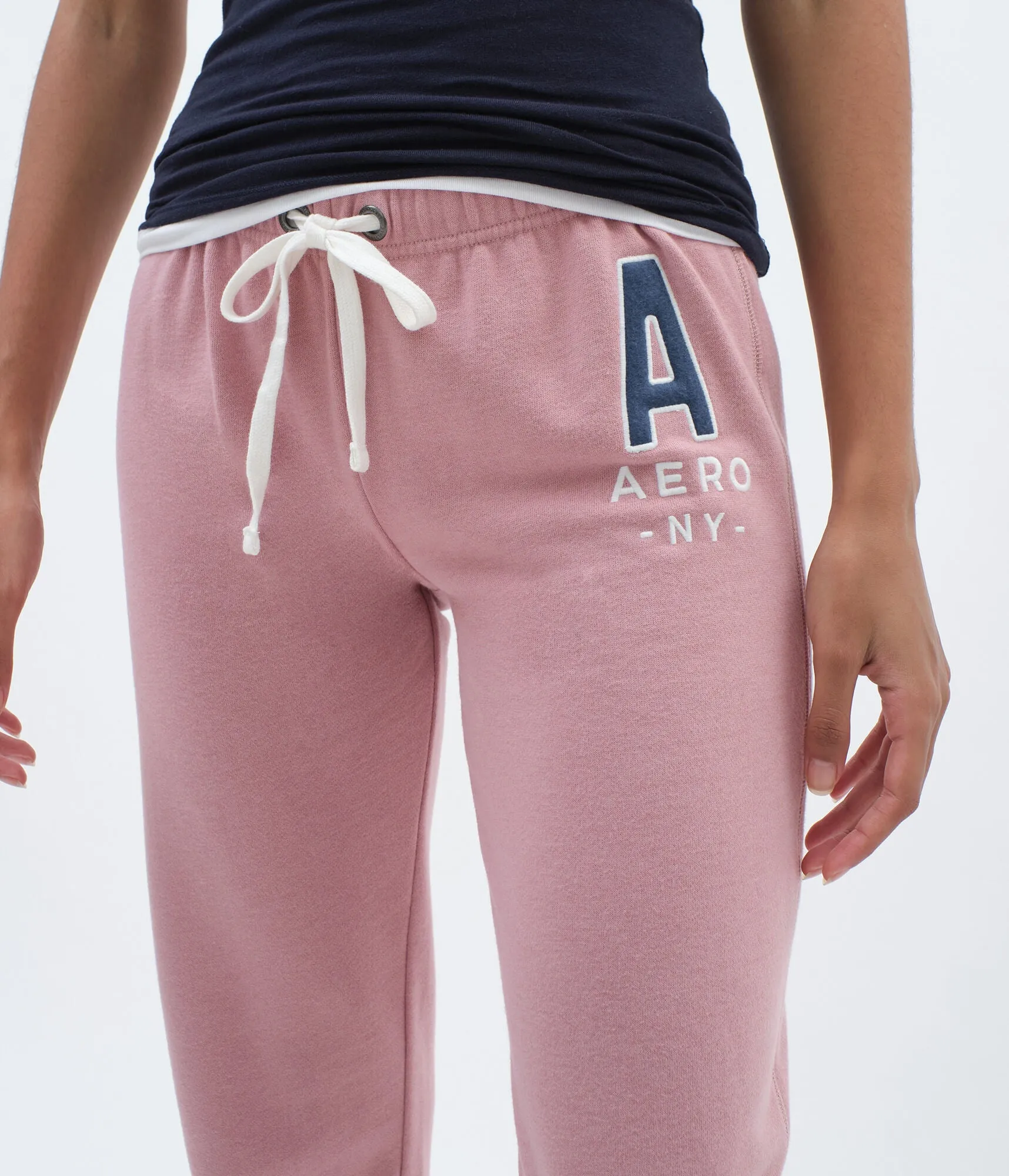 Aeropostale Large Letter Logo Cinched Sweatpants