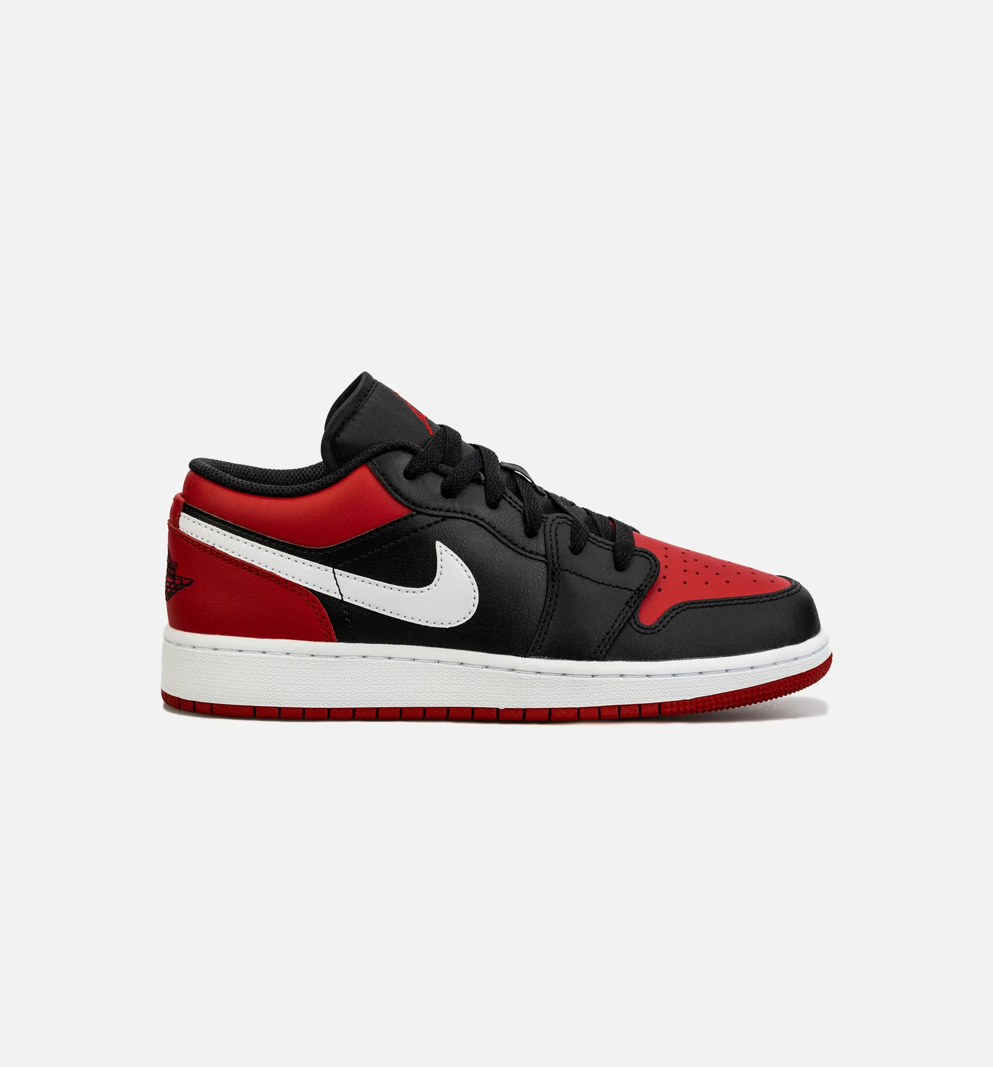 Air Jordan 1 Retro Alternate Bred Toe Grade School Lifestyle Shoe - Black/Red