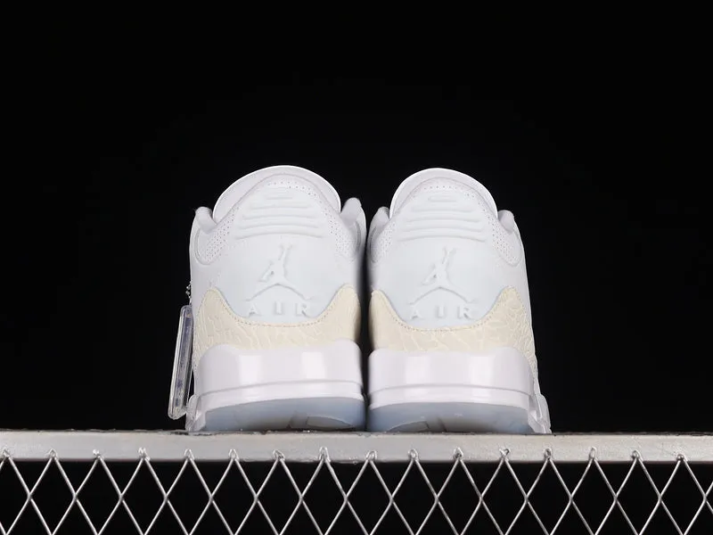 AIR JORDAN 3 RETRO PURE MONEY WHITE/WHITE-WHITE