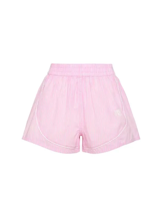 Alexander Wang   Mini cotton sweat shorts 