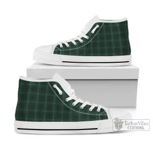 Armagh County Ireland Tartan High Top Shoes