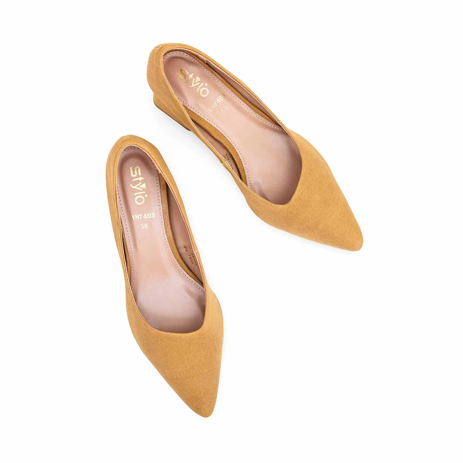 Beige Court Shoes WN7403