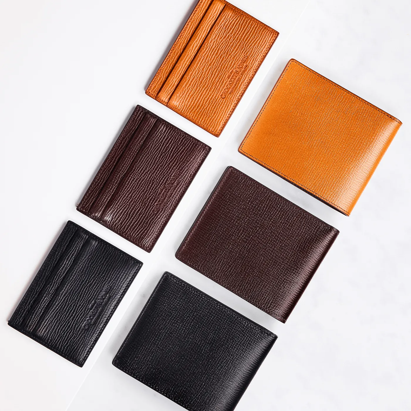 Billfold Wallet Black Willow Grain