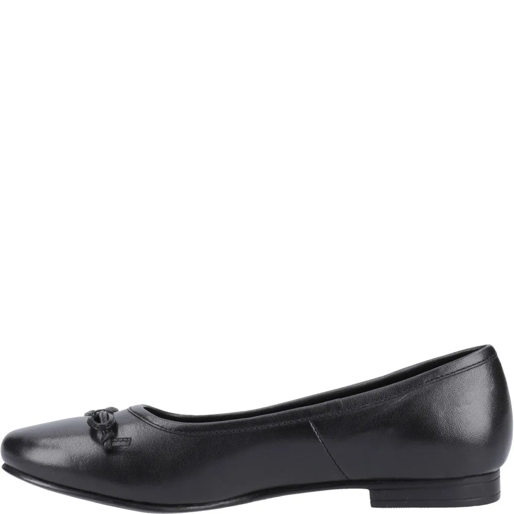 Black Evie Senior School Shoes