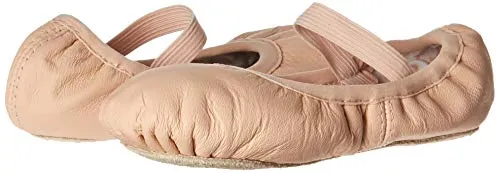 Bloch Child Ballet Shoes Toddler Shoes, Girls Shoes, High Durability Soft Leather Upper, Flexibility Full Suede Outsole, Pre-Sewn Elastic, 12.5 Narrow Little Kid