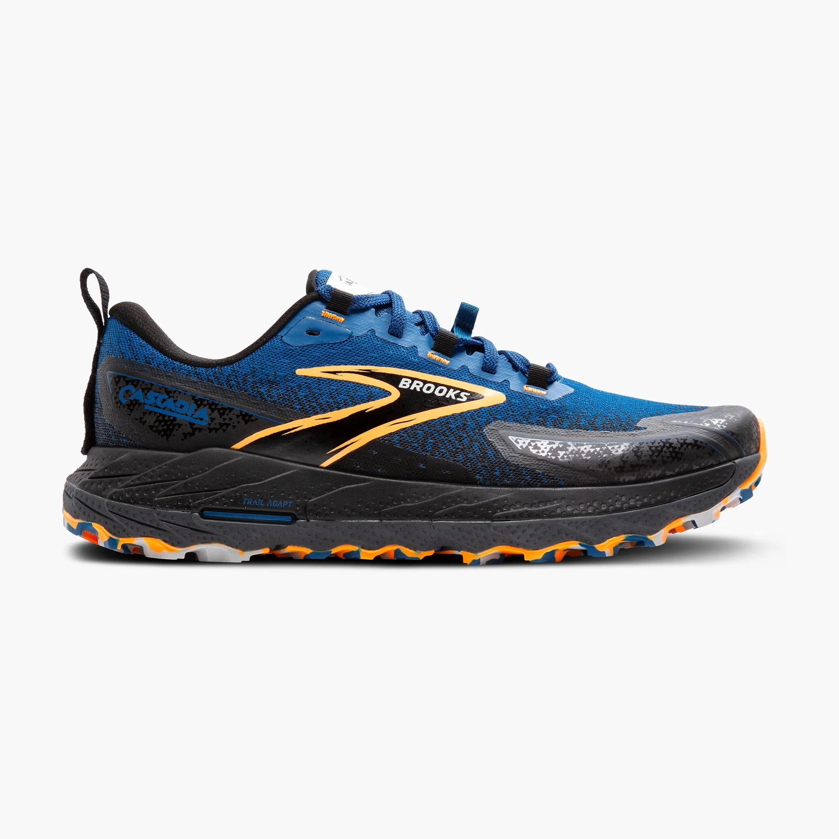 Brooks Cascadia 18 | Blue Sapphire / Black / Orange | Mens