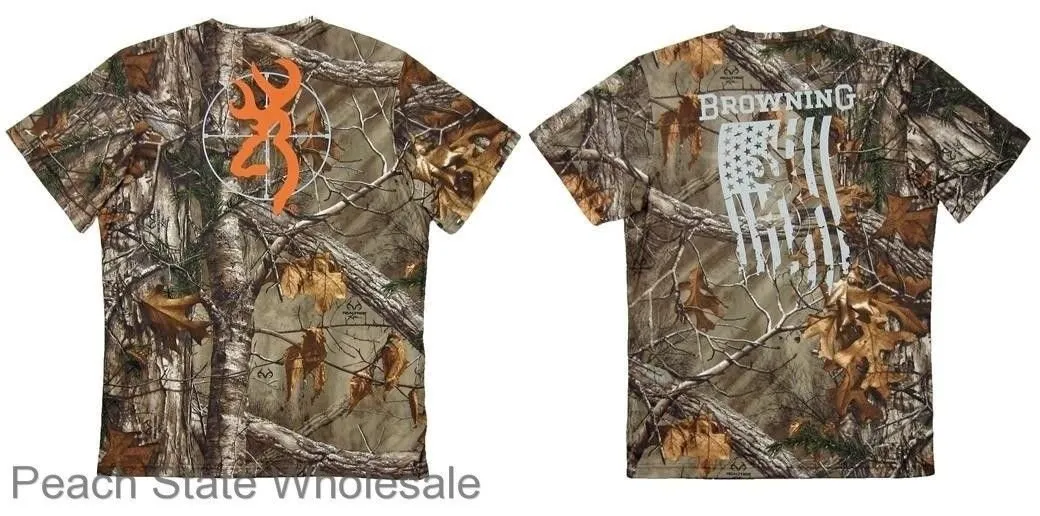 Browning 40mm Tee Shirt, Realtree Xtra