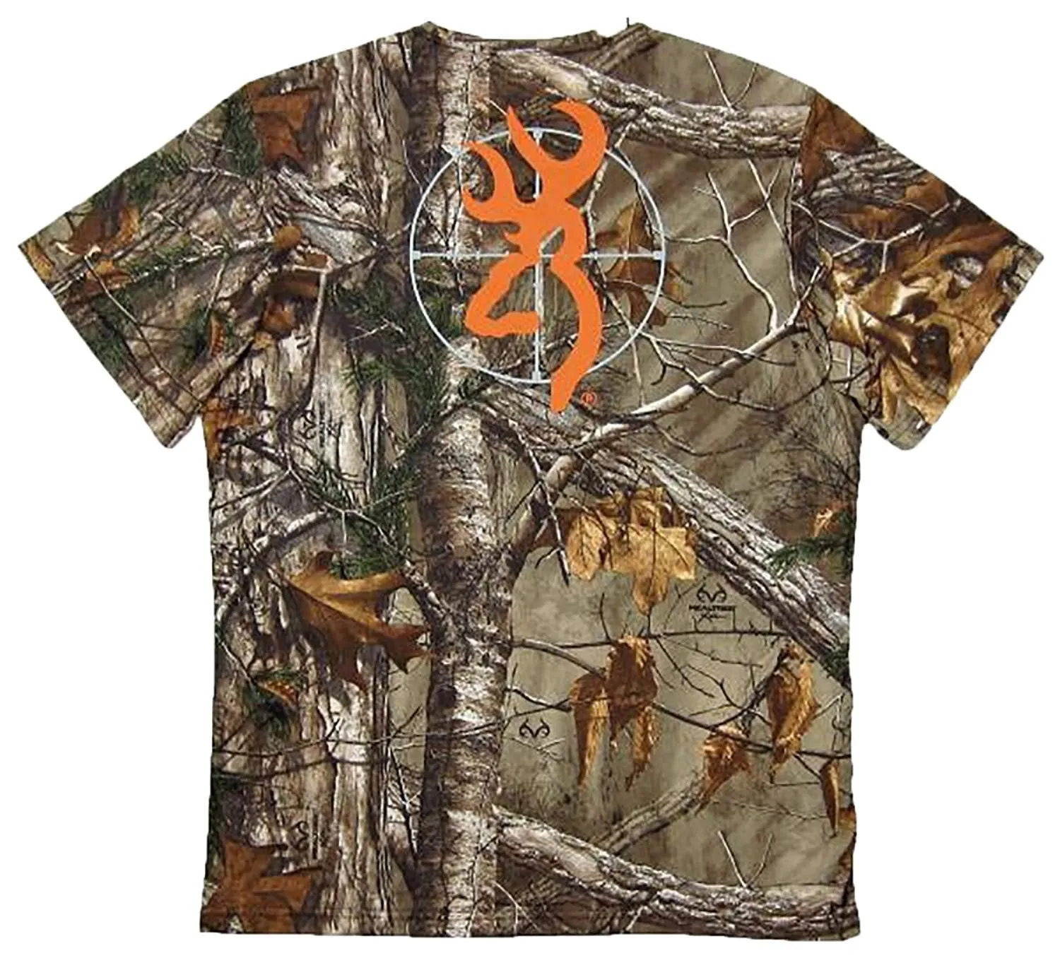 Browning 40mm Tee Shirt, Realtree Xtra