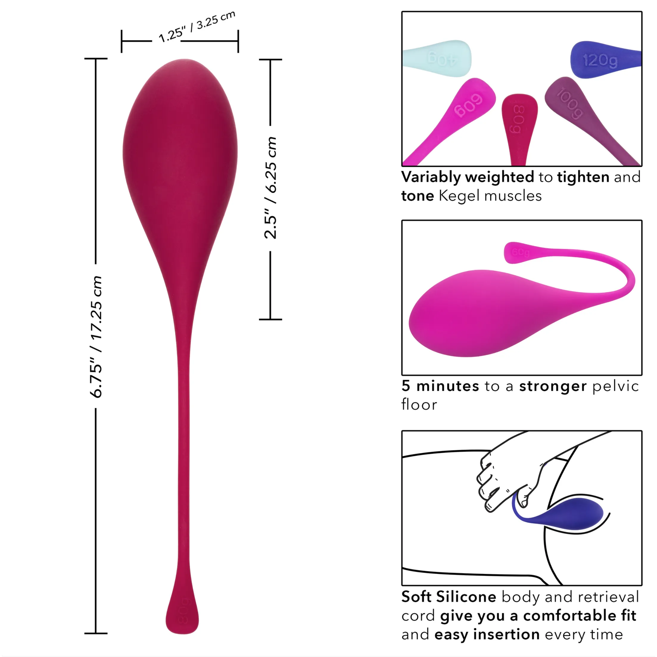 CALEXOTICS Kegel Training Set (5 Pack)