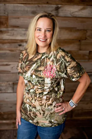 Camo Monogrammed Tie Dye Shirt - 2020