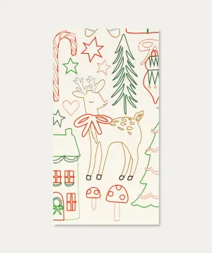 Christmas Colour In Activity Tablecloth - Multi