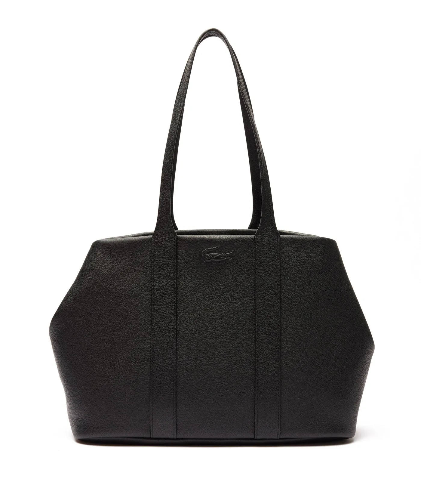 City Court Leather Tote Bag Noir