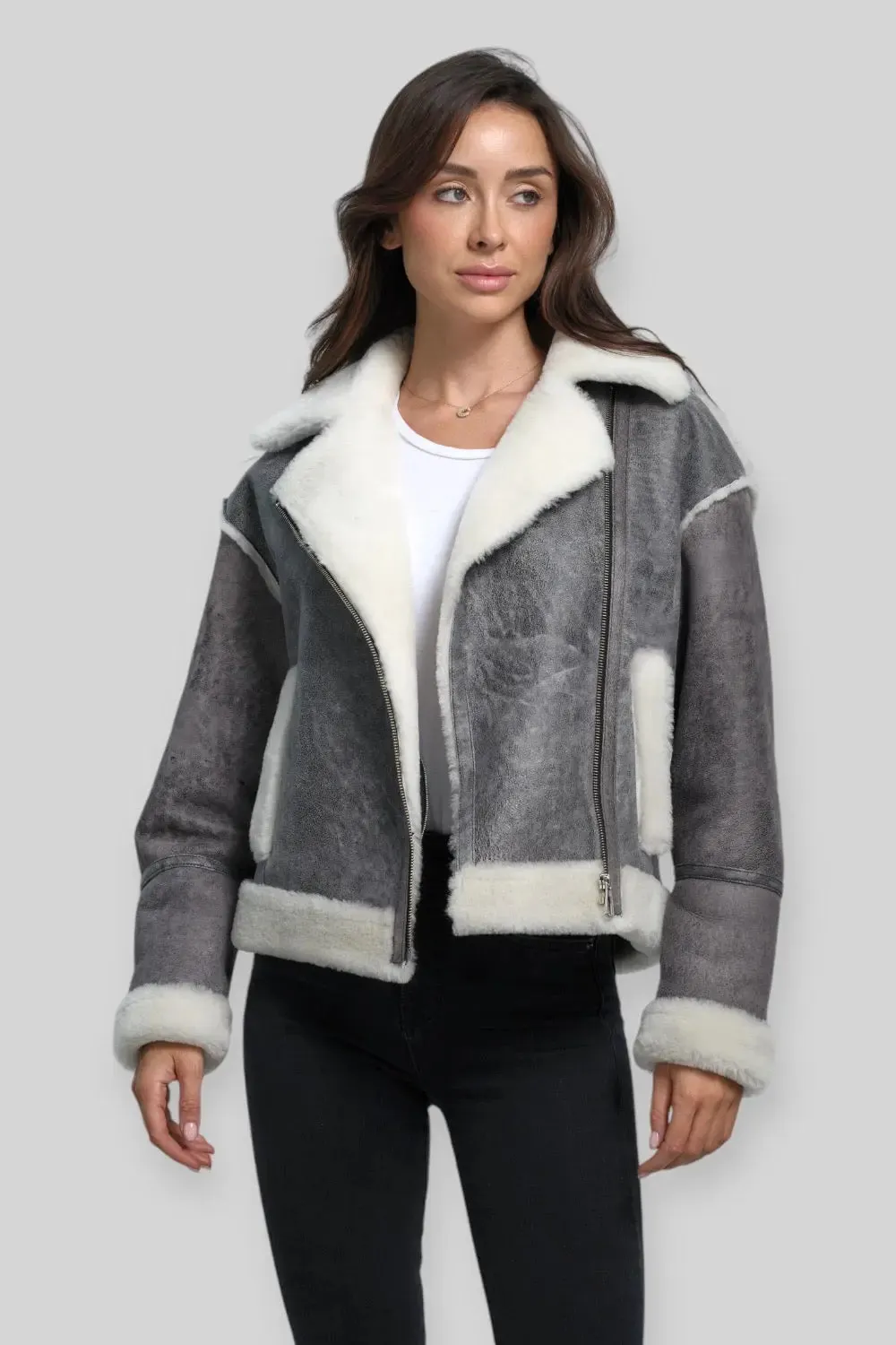 Claudia Vintage Sheepskin Jacket