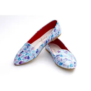 Colored Glass Fragments Ballerinas Shoes NBL215