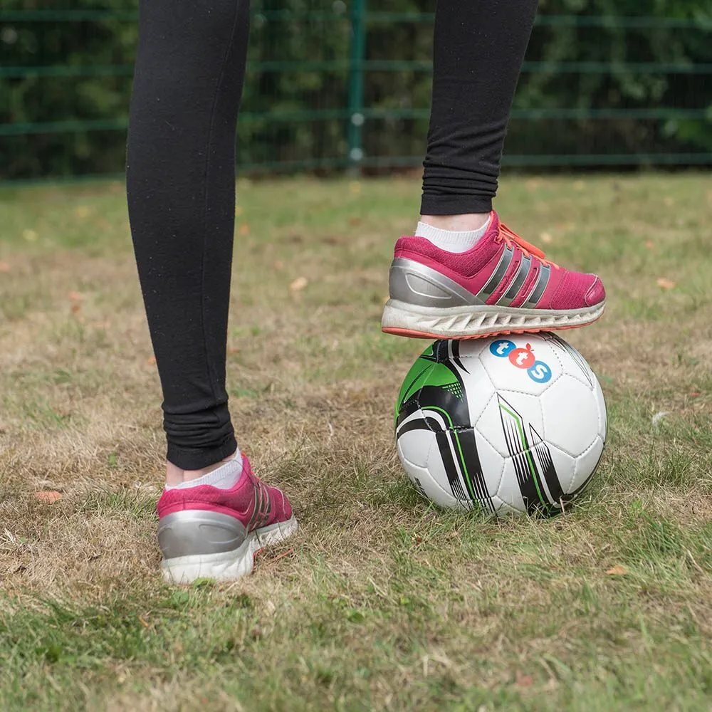 Coloured Leather Laminate Training Footballs 3pk