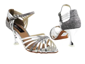 Competitive Dancer Series- Silver Stardust Dance Sandal