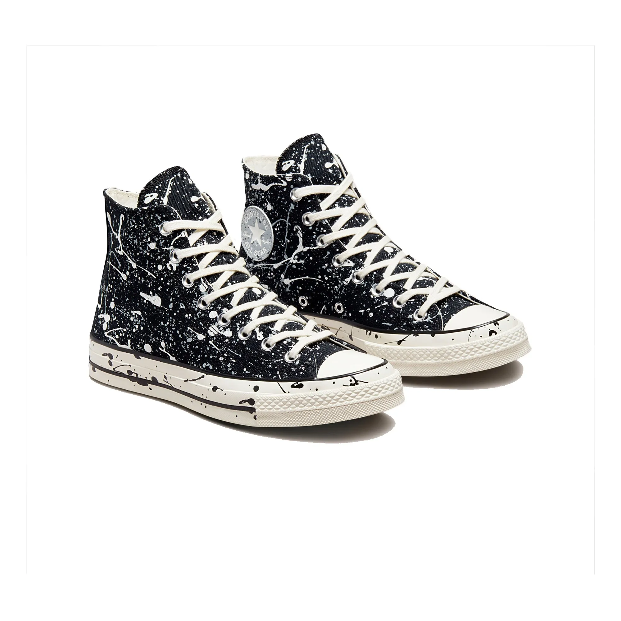 Converse Mens Chuck 70 Hi Shoes Black/Ash Stone