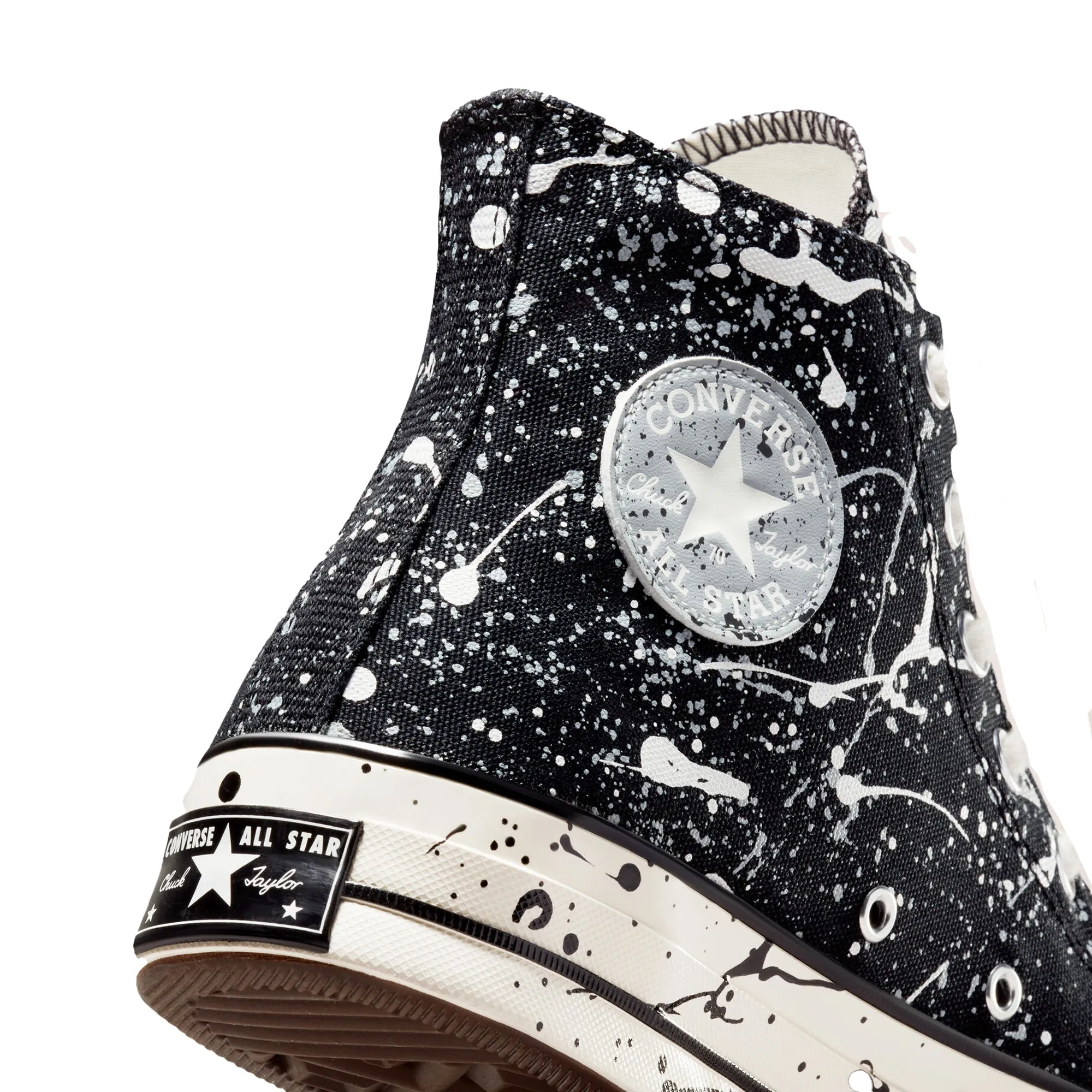 Converse Mens Chuck 70 Hi Shoes Black/Ash Stone