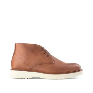 Cosmos Leather Desert Boots - TAN