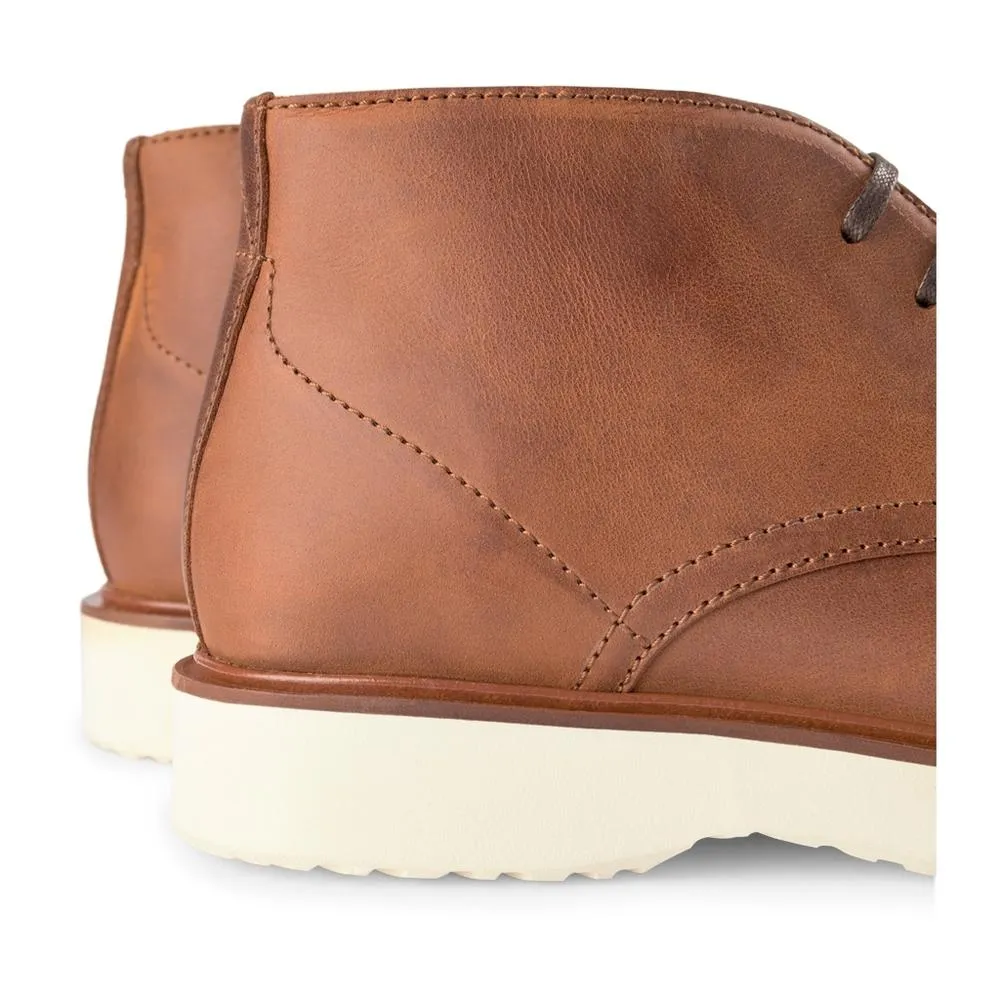 Cosmos Leather Desert Boots - TAN