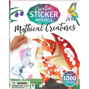 Creative Sticker Mosaics: Mythical Creatures