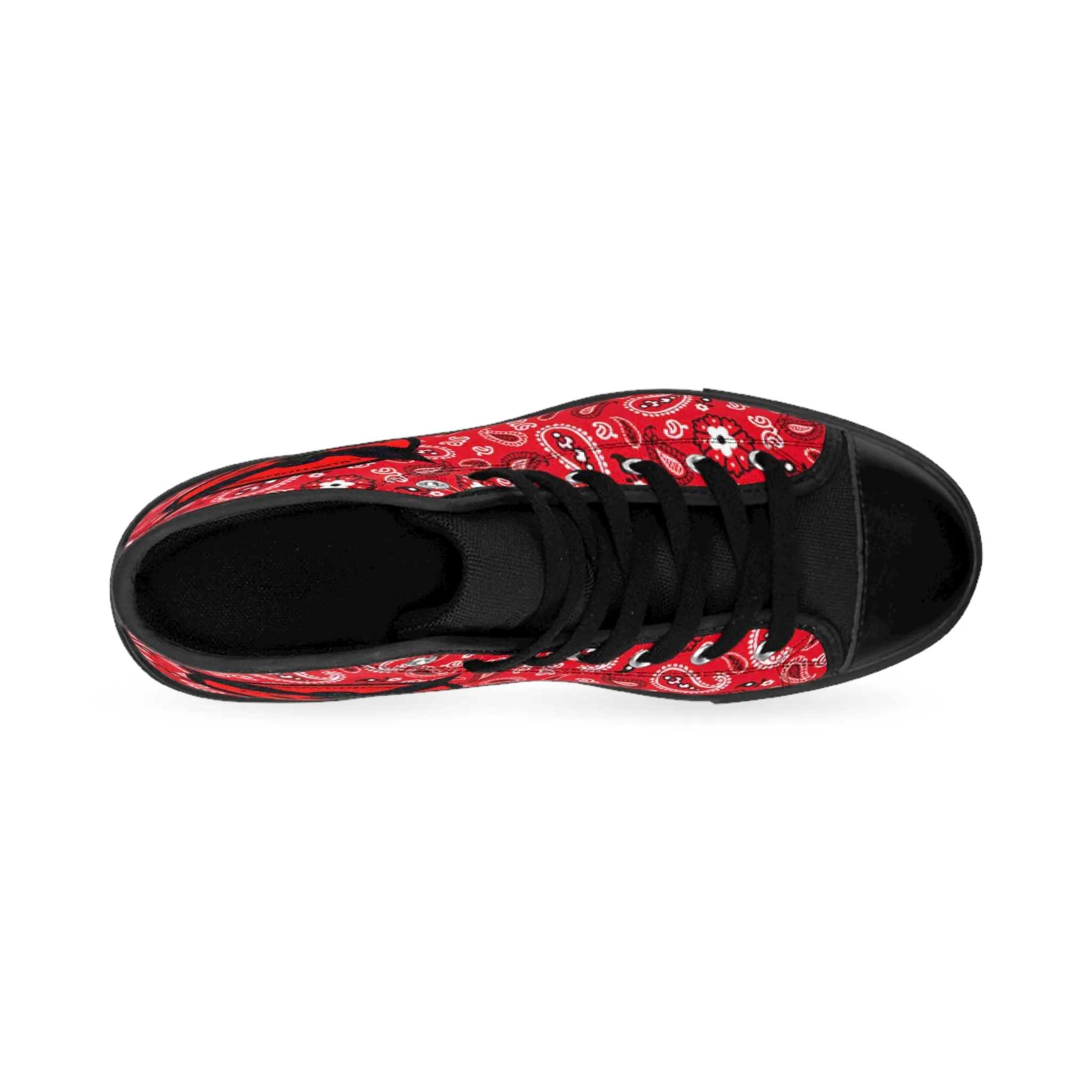 Crowgodshi Men's Red Colors High-Tops