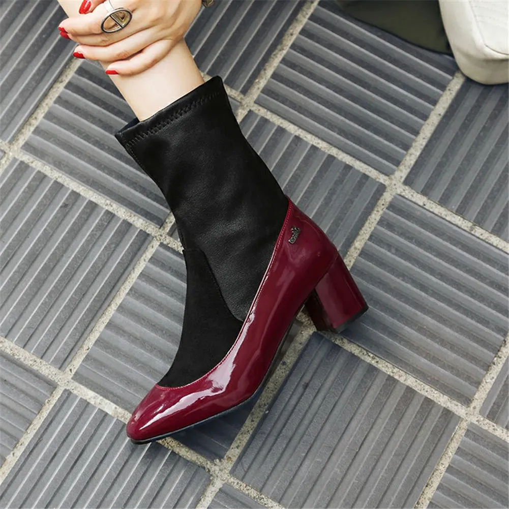 Customized High Heels  Boots Fashion Mixed Colors