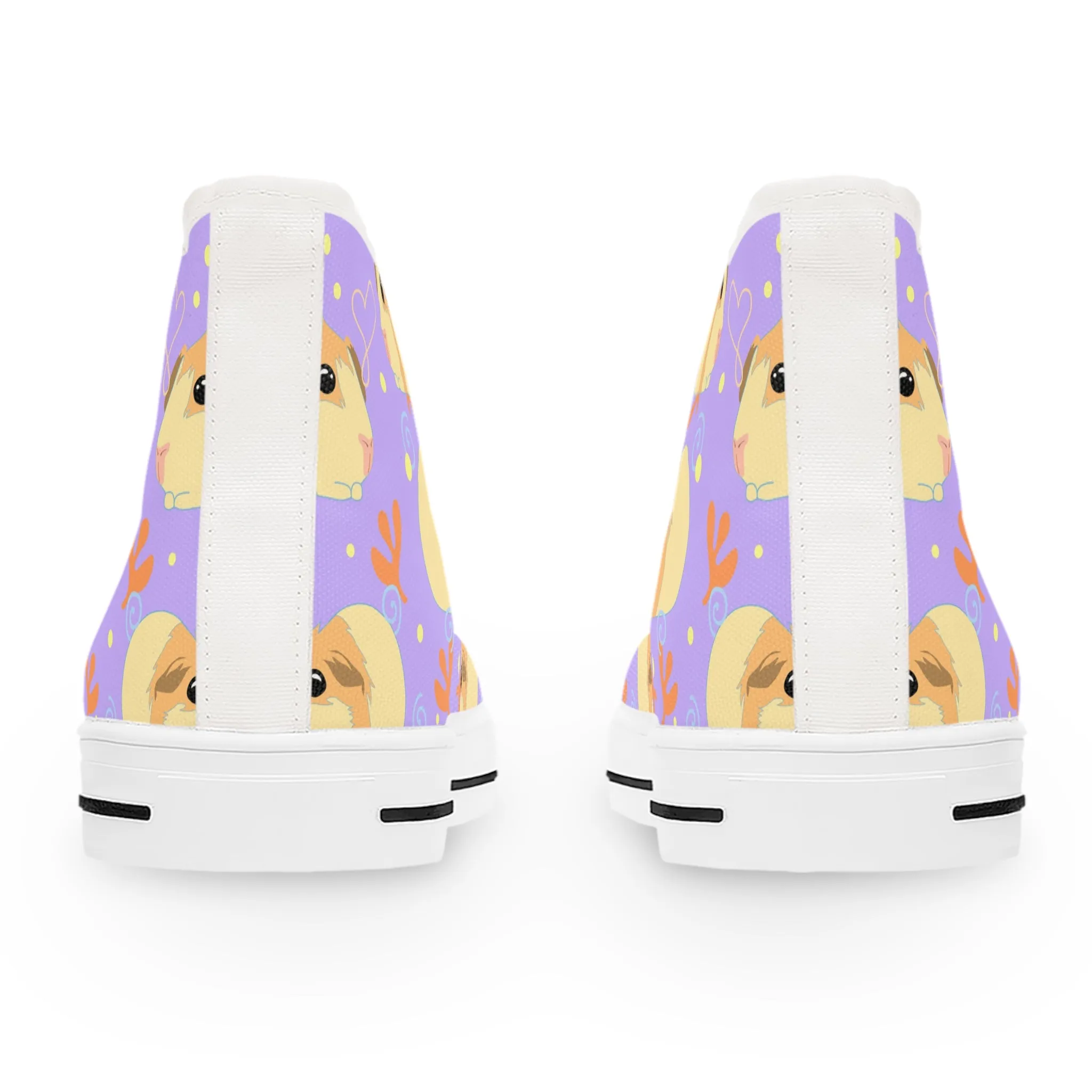 Cute Guinea Pigs Women's High Top Sneakers