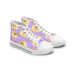 Cute Guinea Pigs Women's High Top Sneakers