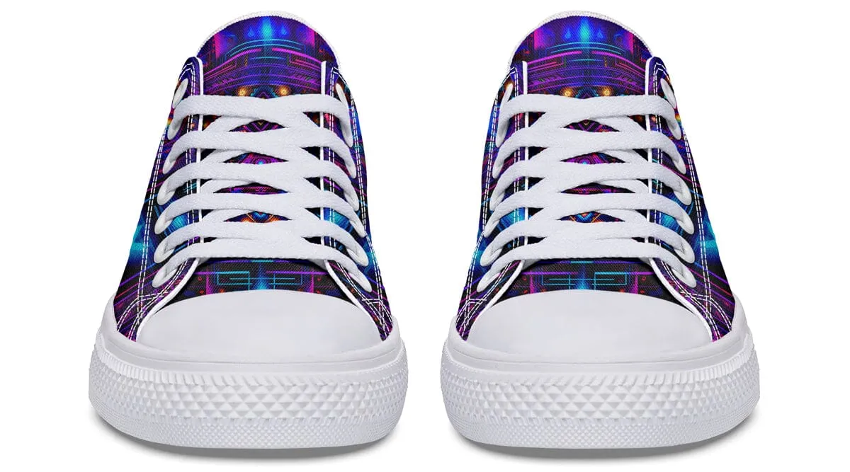 Cyber Patching Low Top Shoes