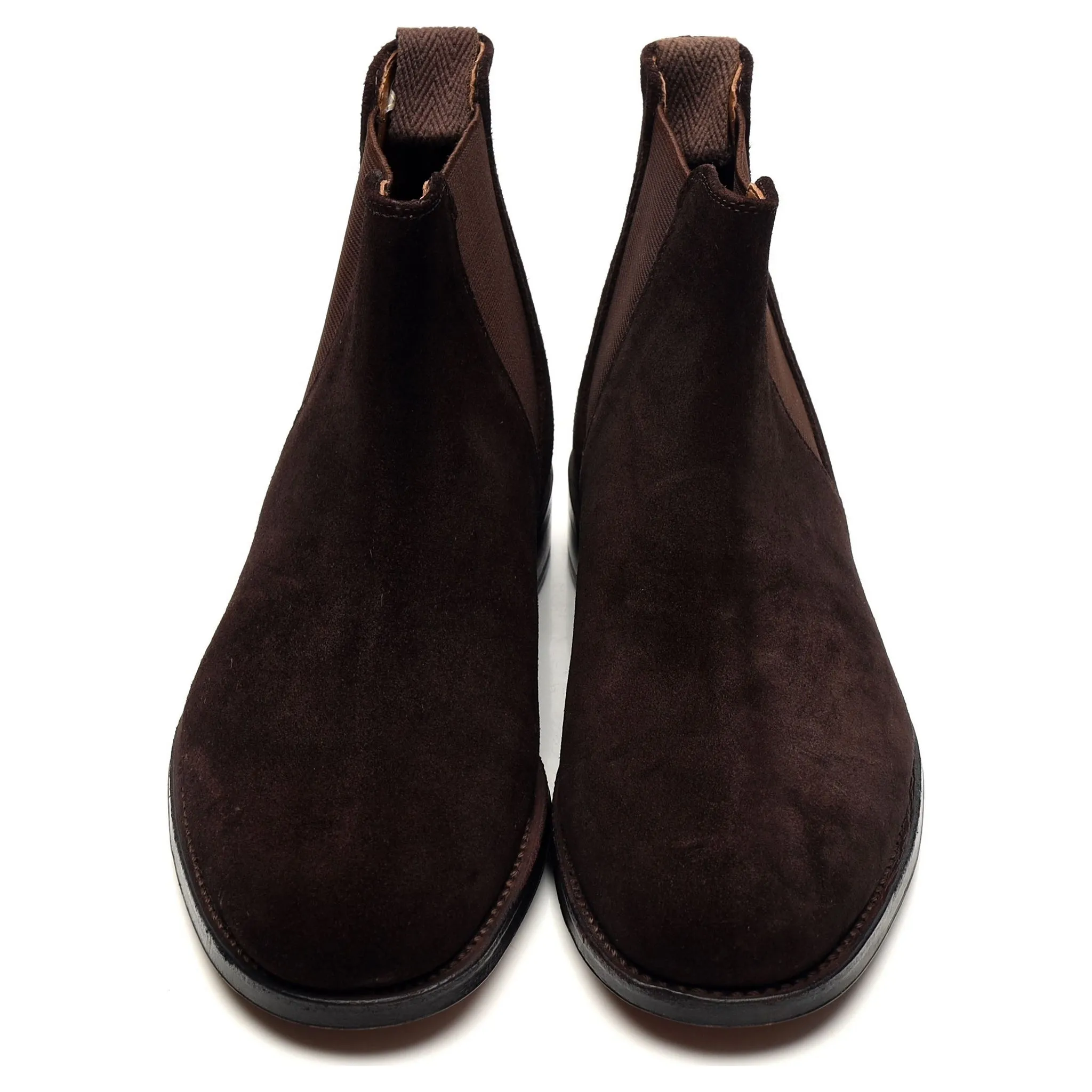 'Declan' Dark Suede Chelsea Boots UK 6 F