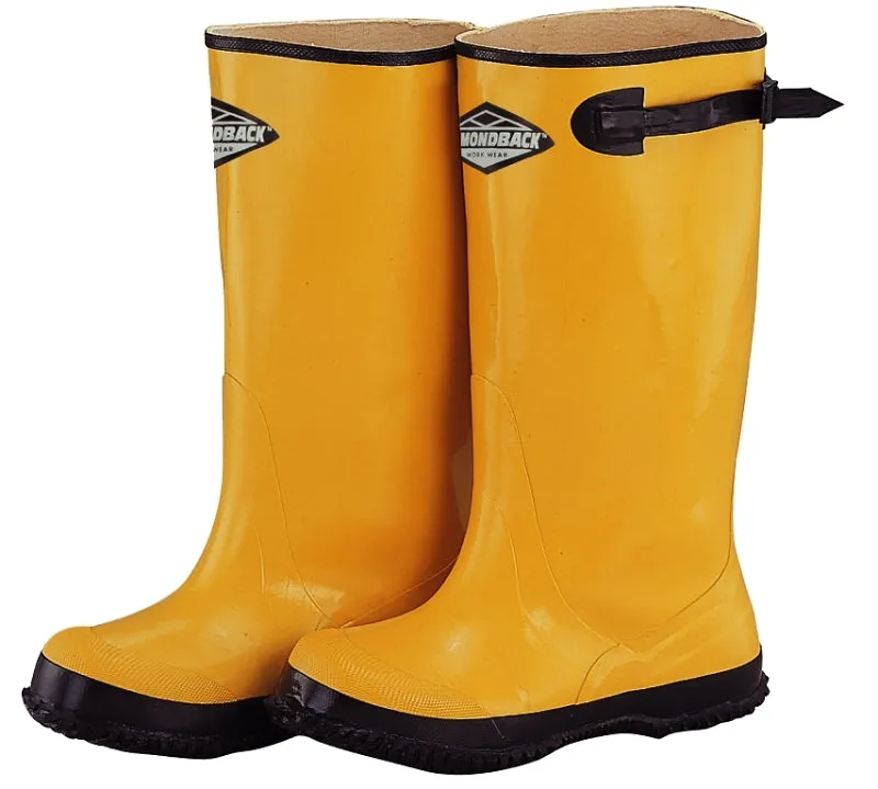 Diamondback RB001-15-C Over Shoe Boots, 15, Yellow, Rubber Upper, Slip on Boots Closure :PR: QUANTITY: 1