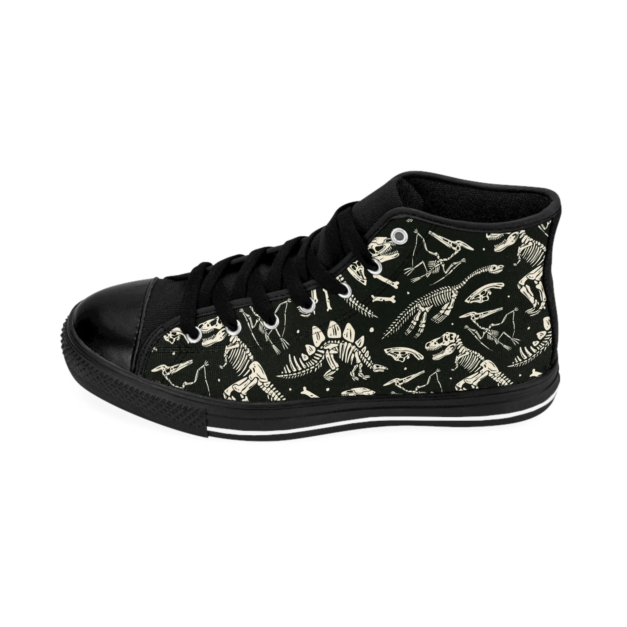 Dinosaur Skeletons Men's Classic Sneakers