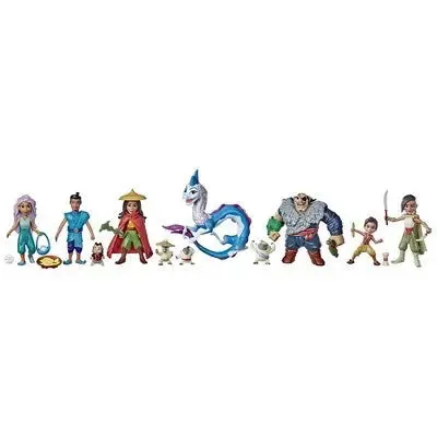 Disney Raya and the Last Dragon Land of Kumandra Set Mini Figures dolls puppets