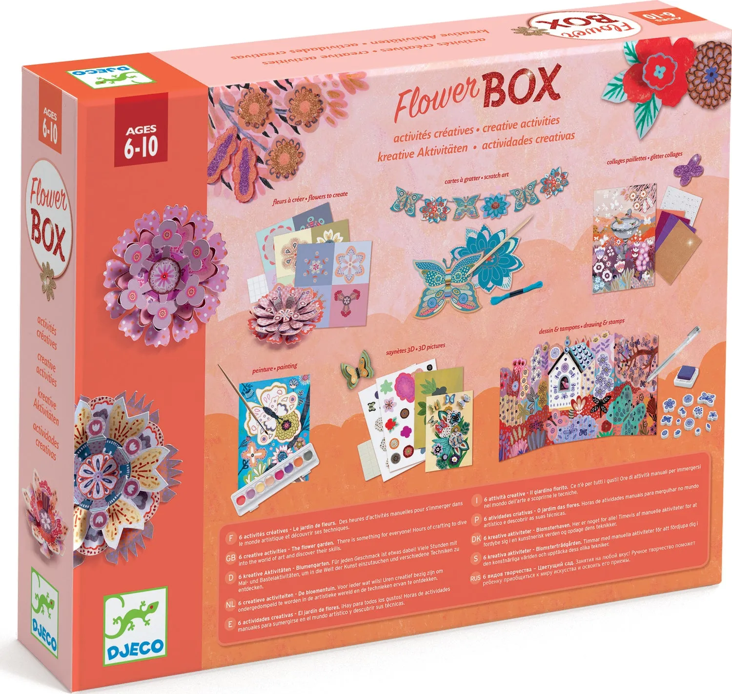 Djeco Flower Box Multi-Activity Art Box