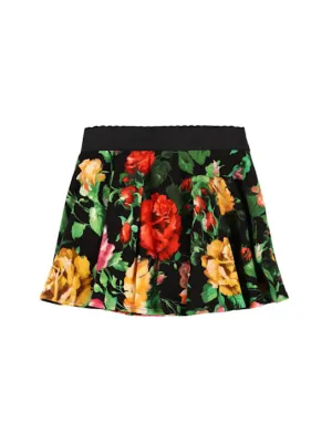 Dolce&amp;Gabbana   Printed stretch cotton skirt 