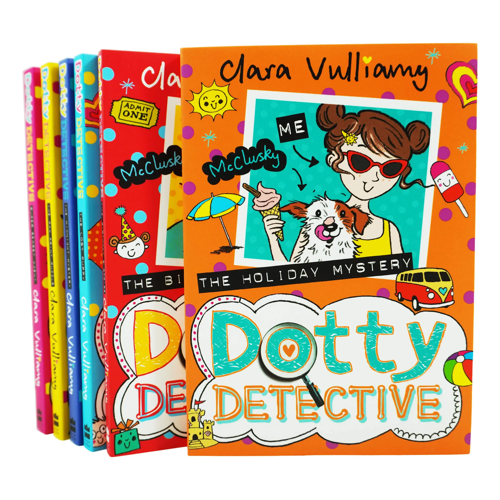 Dotty Detective By Clara Vulliamy 6 Books Collection Set - Ages 7  - Paperback