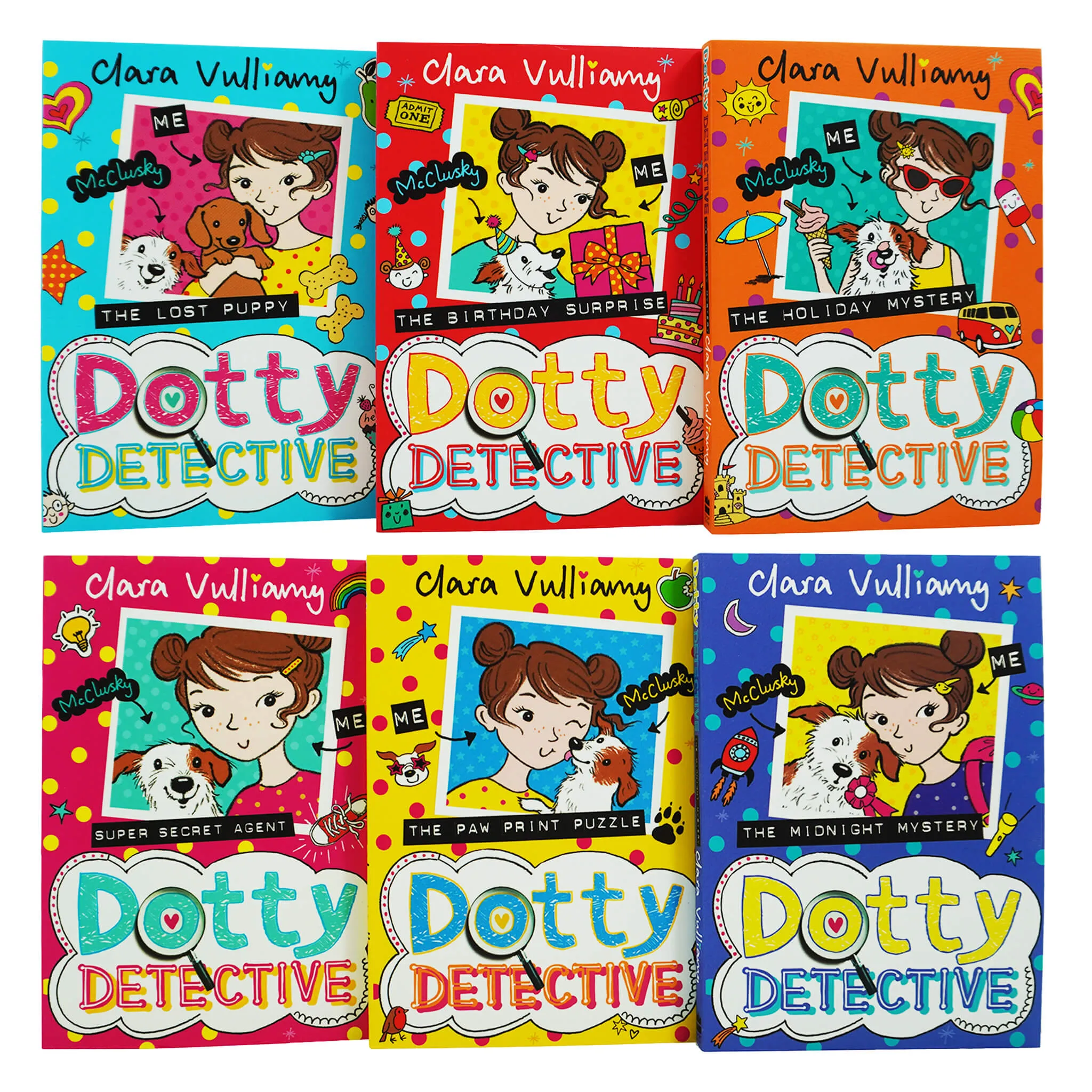 Dotty Detective By Clara Vulliamy 6 Books Collection Set - Ages 7  - Paperback