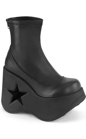 DYNAMITE-100 Black Matte Ankle Boots