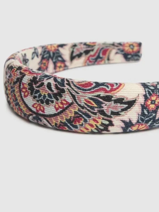 Etro   Printed cotton blend headband 