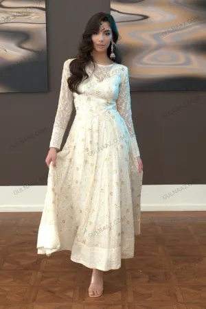 Farida - Long Chikankari Anarkali Suit