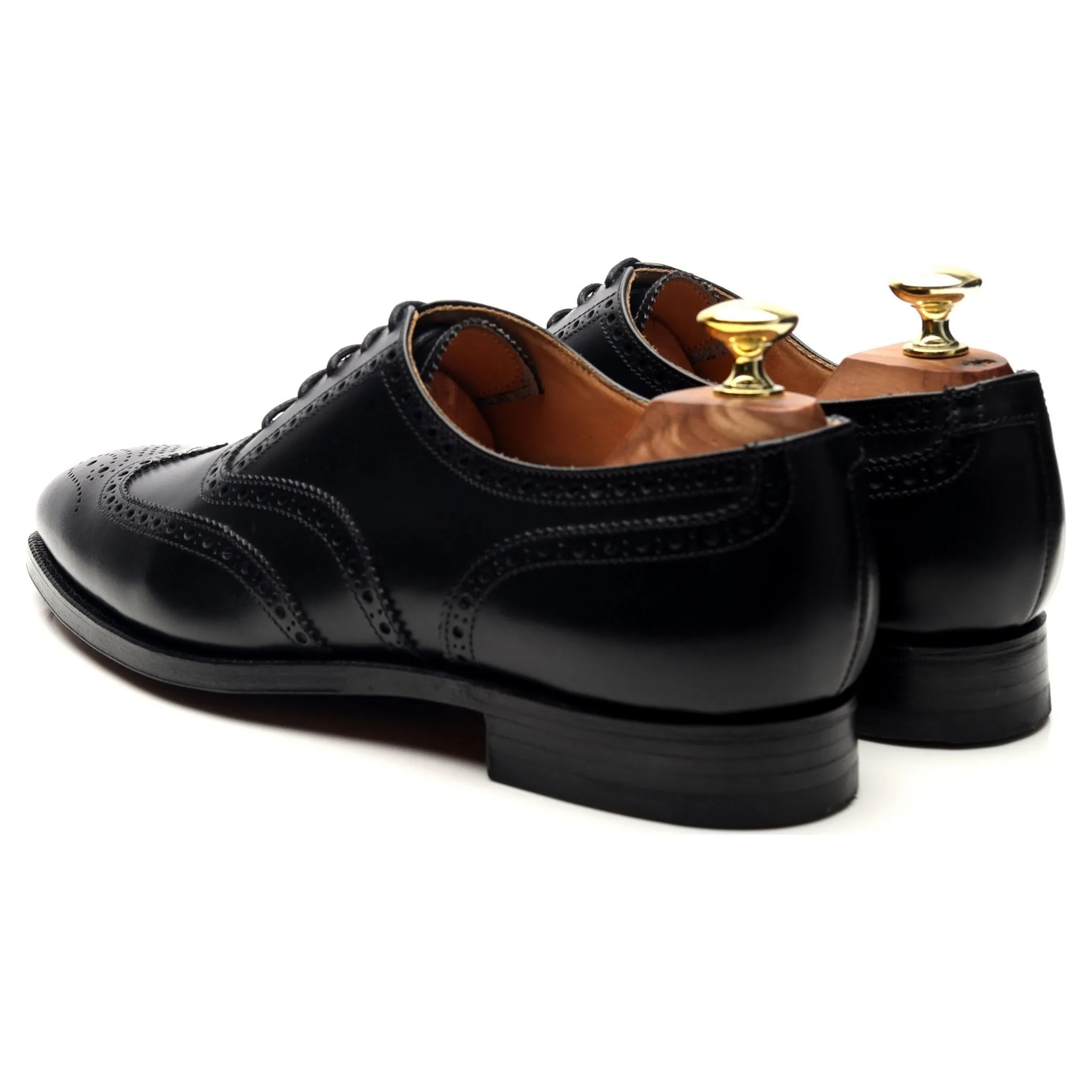 'Finsbury' Black Leather Brogues UK 7 / UK 7.5 / UK 8 / UK 9 / UK 10.5