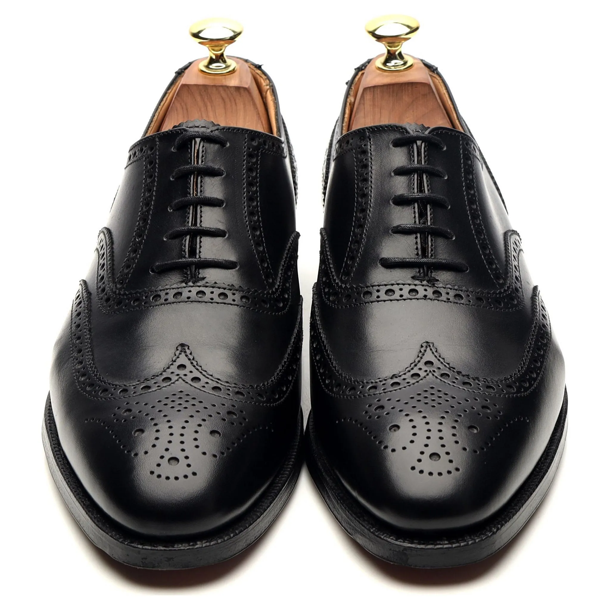 'Finsbury' Black Leather Brogues UK 7 / UK 7.5 / UK 8 / UK 9 / UK 10.5